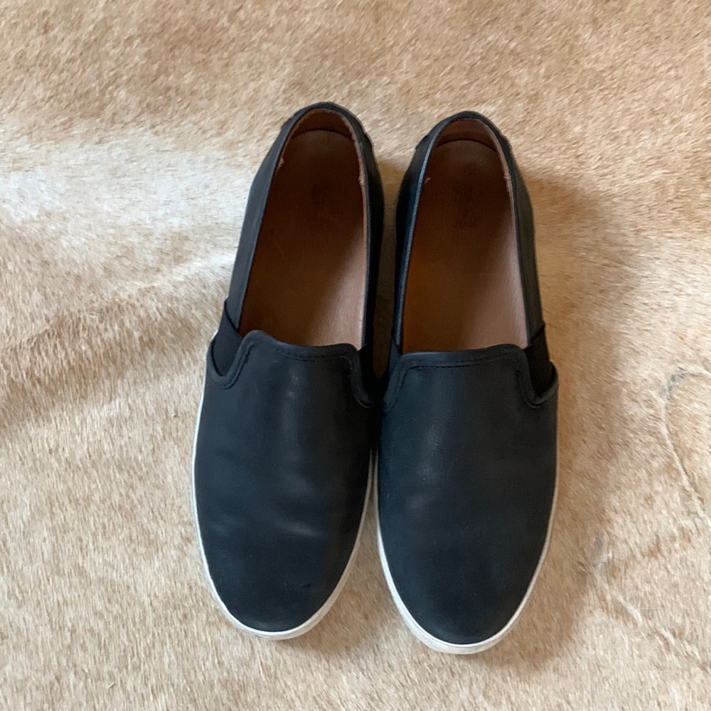 Frye size 10 Black slip-ons